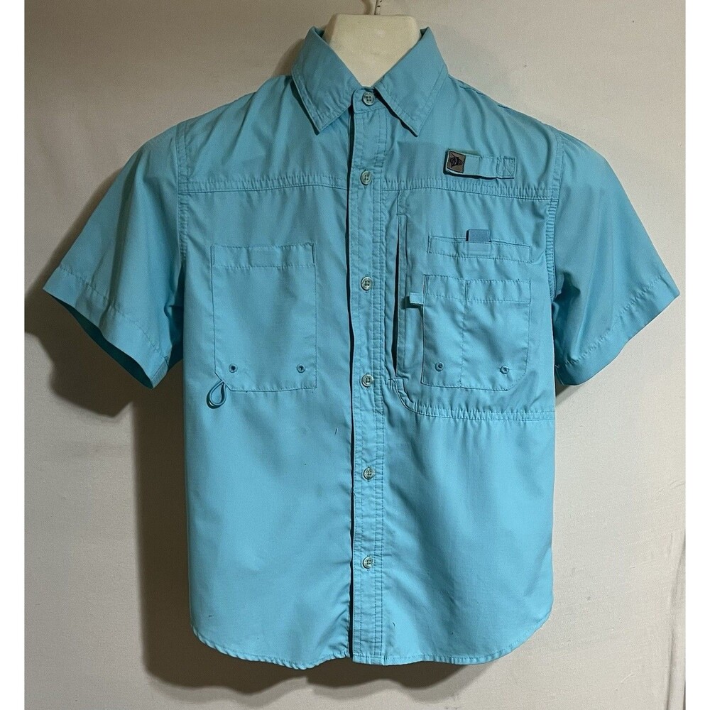 Real Legend  Shirt Fishing Outdoor Blue Vented  Hunting Hiking Vented Cooling Z2